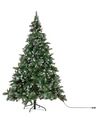 Künstlicher Weihnachtsbaum mit LED Beleuchtung Schnee bestreut 210 cm grün PALOMAR_813124