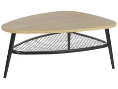 Sohvapöytä vaalea puu/musta DORENA Sohvapöytä vaalea puu/musta DORENA