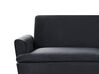 Sofa rozkładana welurowa czarna VETTRE_787978