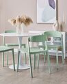 Set of 2 Dining Chairs Mint Green SOMERS_873411