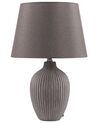 Lámpara de mesa de cerámica marrón claro 52 cm FERGUS_824105