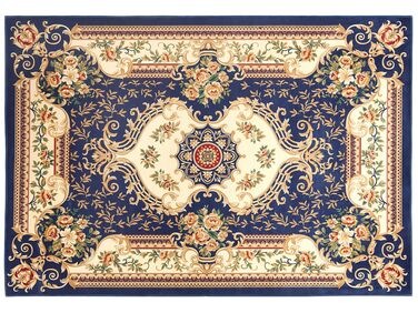 Tmavě modrý koberec 160 x 230 cm GAZIANTEP