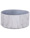 Kukkaruukku marmorikuvio valkoinen ⌀ 35 cm VALTA_772901