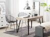 Dining Table 130 x 80 cm Light Wood CAMBELL_751604