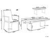 Gartenmöbel Set Aluminium schwarz / grau 8-Sitzer VALCANETTO/BUSSETO_846219