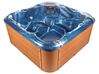 Square Hot Tub with LED Blue TULAROSA_898265