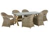 Set tavolo e 6 sedie rattan naturale SUSUA/OLBIA_824176