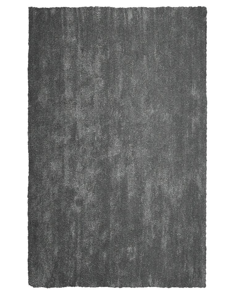 Sötétszürke hosszú szálú szőnyeg 200 x 300 cm DEMRE_683616