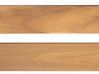 Gartenbank zertifiziertes Holz hellbraun 180 cm VIVARA_804238