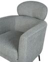 Fabric Armchair Grey SOBY_875223