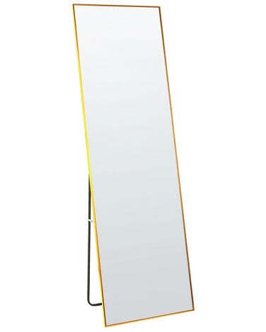 Lustro stojące 50 x 156 cm złote BEAUVAIS