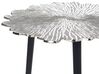 Metal Side Table Silver and Black PUHOI_853950