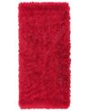 Tappeto shaggy rettangolare rosso 80 x 150 cm CIDE_746895