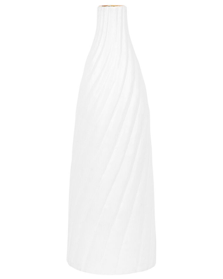 Vaso decorativo em terracota branca 54 cm FLORENTIA_747802