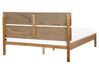Dřevěná postel 160 x 200 cm ze světlého dřeva BOISSET_899810