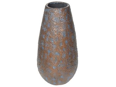 Dekorativní váza hnědá imitace kamene BRIVAS