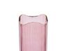 Bloemenvaas roze glas 30 cm PERDIKI_838149