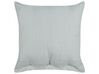 Cushion Striped 45 x 45 cm Green and White SEBRINE_902095