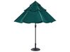 Parasol de jardin ⌀ 2.85 m vert émeraude BIBIONE_829367
