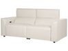 Sofa z elektryczną funkcją relaksu z ładowarką jasnobeżowa ULVEN_905161