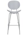 Set of 2 Bar Chairs Light Grey SHONTO_886209