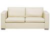 3-istuttava sohva nahka kermanvalkoinen HELSINKI_77848