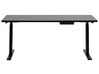 Elektricky nastavitelný psací stůl 130 x 72 cm černý DESTIN II_759179