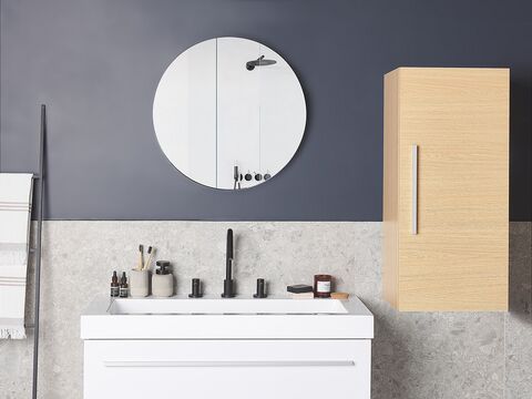 3 Shelf Wall Mounted Bathroom Cabinet, Wall Mounted Bathroom Vanity Shelves