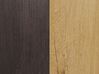 Commode avec 3 tiroirs et 2 compartiments bois clair / noire ELDA_798125