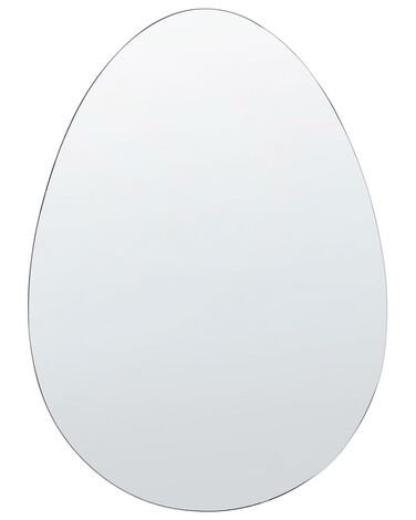 Nástenné zrkadlo 50 x 70 cm strieborné MONTRESOR