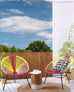 Narutuoli polyrottinki monivärinen keltainen 2 kpl ACAPULCO