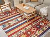 Vlněný kelimový koberec 160 x 230 cm vícebarevný JRARAT_859464