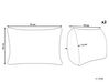 Homokbézs kültéri díszpárna kétdarabos szettben 50 x 70 cm ALMYROS_807978