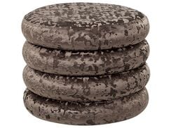 Rahi sametti säilytystila ruskea ⌀ 45 cm BREWTON Rahi sametti säilytystila ruskea ⌀ 45 cm BREWTON