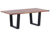 Table basse en bois d'acacia naturel et noir GRENOLA_817480