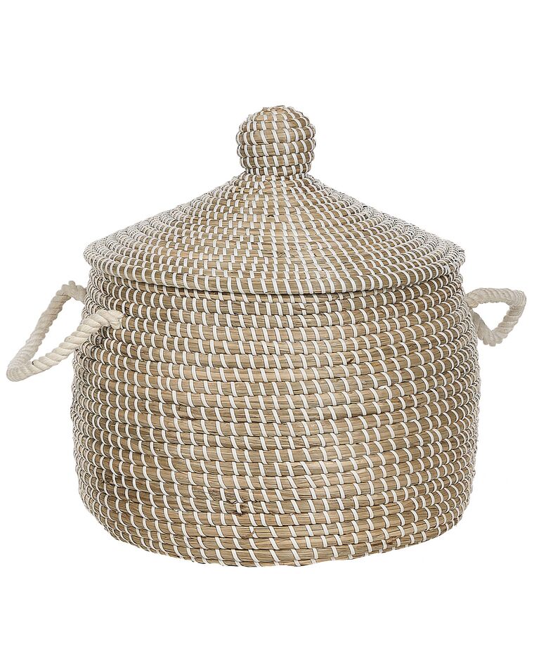 Seagrass Basket with Lid Light MYTHO_886557