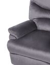 Velvet Recliner Chair Grey ESLOV_779793