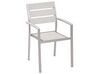 Krzesło ogrodowe białe VERNIO_785293