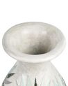 Dekorativní terakotová váza 53 cm krémově bílá RAWAS_849544