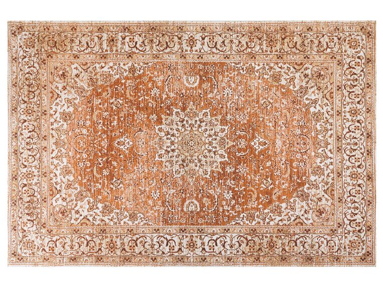Bavlnený koberec 200 x 300 cm oranžový HAYAT_852218
