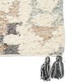 Alfombra kilim de lana beige/gris/marrón 80 x 150 cm MRGAVET_860061