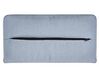 Sofá-cama em tecido cinzento claro ROXEN_702015
