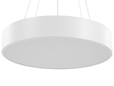 Lampa wisząca LED metalowa biała BALILI