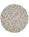 Tapis rond gris clair ⌀ 140 cm PENEK_848939