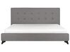 Fabric EU Super King Bed Grey AMBASSADOR_914103