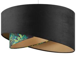 Riippuvalaisin kangas musta/vihreä ZEJA Riippuvalaisin kangas musta/vihreä ZEJA