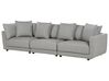 3 personers sofa med fodskammel grå SIGTUNA_897672