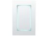 Badeværelsesskab med spejl og LED 40x60 cm sort CONDOR_905749