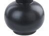 Vaso da fiori porcellana nero 26 cm PEREA_846172