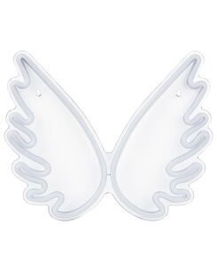 LED-neonvalaisin enkelin siivet valkoinen FRANCIS